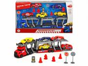 Samochody i pojazdy dla dzieci - Dickie Toys City Zestaw z lawetą i autami - miniaturka - grafika 1