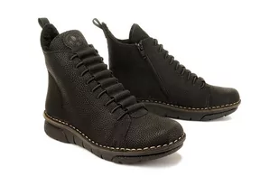RIEKER 73333-00 black, trzewiki damskie - Rieker - Botki damskie - miniaturka - grafika 1