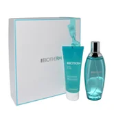 Zestawy perfum unisex - Biotherm Set Eau Pure Gifting 2023 (Eau Pure Eau De Toilette 100Ml + Perfumed Shower Gel 75Ml) - miniaturka - grafika 1