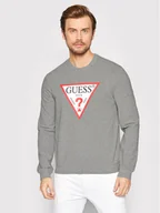 Bluzy męskie - Guess Bluza Audley M2YQ37 K6ZS1 Szary Slim Fit - miniaturka - grafika 1