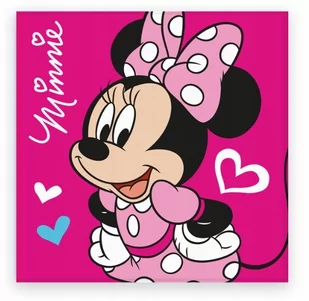 RĘCZNIK ręczniczek do rąk MYSZKA MINNIE 30x30 cm - Okrycia kąpielowe dla dzieci - miniaturka - grafika 1