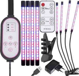 Lampa Do Wzrostu Roślin Heckermann - 36W - 4 Głowice - Pozostałe akcesoria do uprawy roślin - miniaturka - grafika 1