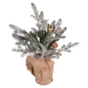 Choinki - Sztuczna choinka z led 32 cm zielona - miniaturka - grafika 1