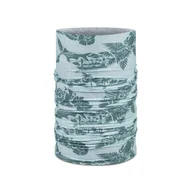 Czapki i chusty sportowe damskie - Chusta wielofunkcyjna Buff Coolnet UV+ Lake River Salt Seagrove Green - miniaturka - grafika 1
