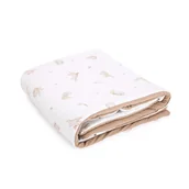 Koce i narzuty dla dzieci - Ciepły kocyk bawełniany 75x100cm - Honey Bunny - miniaturka - grafika 1