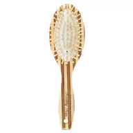 Szczotki i grzebienie do włosów - Olivia Garden Healthy Hair HH3 Large Ionic Oval, duża, owalna Szczotka do włosów bambusowa do masażu skóry głowy - miniaturka - grafika 1