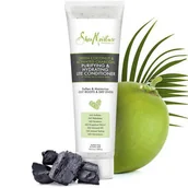 Odżywki do włosów - Shea Moisture Green Coconut & Activated Charcoal Purifying & Hydrating Lite Conditioner, Odżywka do włosów, 296ml - miniaturka - grafika 1