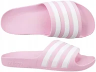 Klapki i japonki damskie - Adidas Adilette Aqua Shower Klapki Plaża Basen Róż - miniaturka - grafika 1