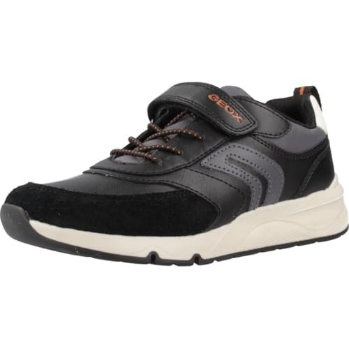Geox J Rooner Boy D, Buty dziecięce, czarny, 24 EU