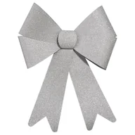 Ozdoby bożonarodzeniowe - Brokatowa Kokarda Ozdobna, 30 X 19Cm - miniaturka - grafika 1