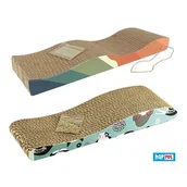 Drapaki dla kotów - Drapak kartonowy 43 cm mix kolorów - miniaturka - grafika 1