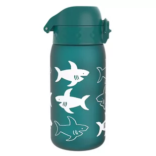 ION8 Zielona butelka na wodę w rekiny 350 ml - Butelki filtrujące - miniaturka - grafika 3