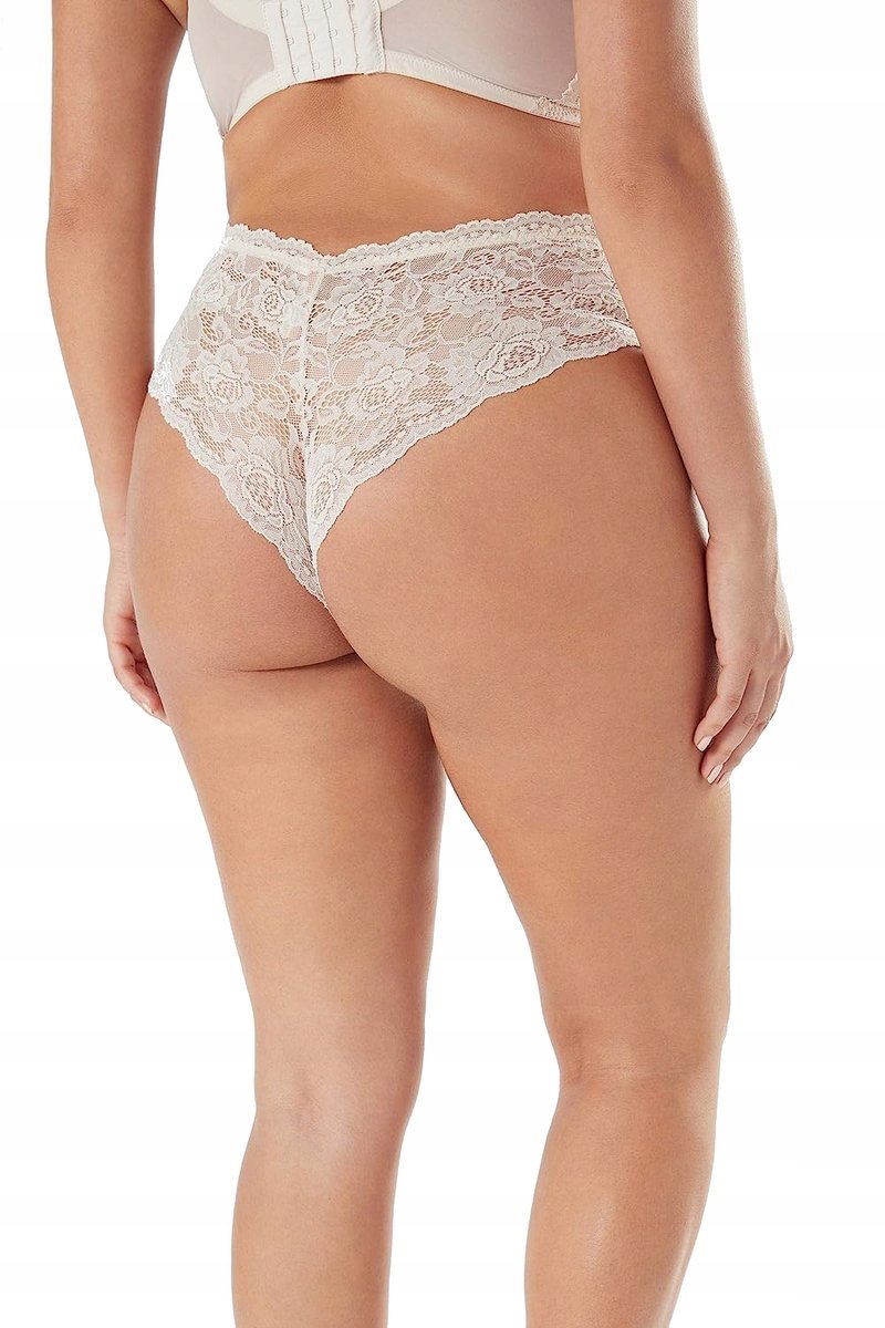 INTIMISSIMI majtki figi koronkowe brazyliany Vera beżowe L/40