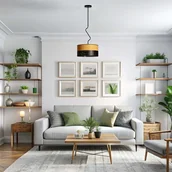 Lampy sufitowe - Nowoczesna lampa sufitowa LOZANNA DUAL fi - 40 cm - miniaturka - grafika 1