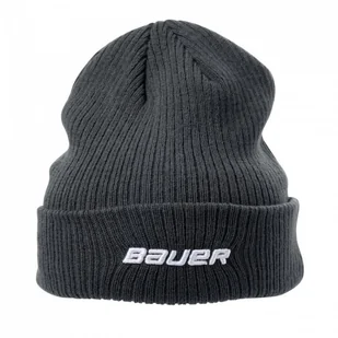 Czapka zimowa Bauer Team Ribbed Touque SR (kolor Szary/Srebrny) - Czapki damskie - miniaturka - grafika 1