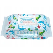 Chusteczki nawilżane - Testeo, chusteczki nawilżane dla dzieci i niemowląt od 1 dnia życia, 99,8% wody, 80 sztuk - miniaturka - grafika 1