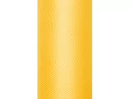 Pasmanteria - Party Deco Tiul gładki żółty - 15 cm x 9 metrów - 1 szt. TIU15-009 - miniaturka - grafika 1