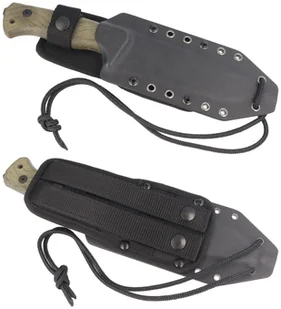 Nóż LionSteel Green Canvas Micarta, Old Black CPM 3V by Molletta (T6B 3V CVG) - Noże - miniaturka - grafika 5