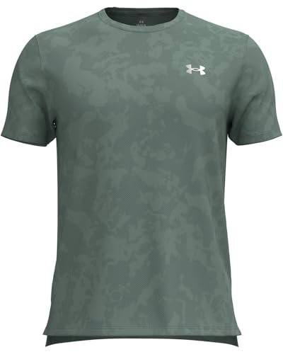 Under Armour UA Launch Camo SS - Serpentyna / / Odblaskowa - XS