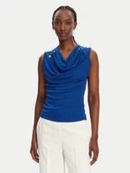 Bluzki damskie - Rinascimento Bluzka CFC0123497003 B055 Niebieski Regular Fit - miniaturka - grafika 1