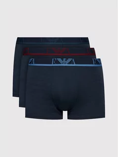 Majtki męskie - Emporio Armani Underwear Komplet 3 par bokserek 111357 1A715 64135 Granatowy - grafika 1