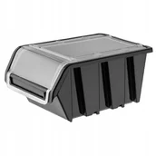 Pozostałe wyposażenie warsztatu - Kuweta warsztatowa z pokrywą Gusum, 23x16cm, czarna - miniaturka - grafika 1