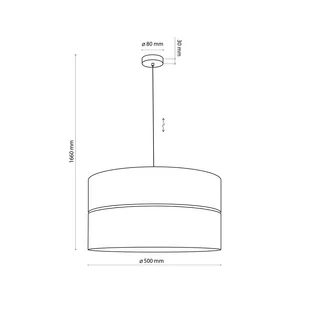 Designerska lampa z drewnem, regulowana wysokość TK 4798 z serii NICOL - Lampy sufitowe - miniaturka - grafika 2