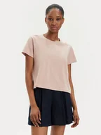 Koszulki i topy damskie - Sisley T-Shirt 3I1XL101S Różowy Boxy Fit - miniaturka - grafika 1