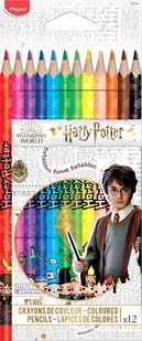 Kredki ołówkowe trójkątne 12 kolorów MAPED HARRY POTTER /832053/ - Przybory szkolne - miniaturka - grafika 1