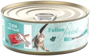 Feline Finest, 85 g - Tuńczyk z kalmarami - Mokra karma dla kotów - miniaturka - grafika 1