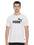 Koszulki męskie - Puma Koszulka Męska T-shirt Logo Tee White r. XXL - miniaturka - grafika 1