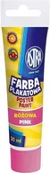 Farby i media malarskie - Astra Farba Plakatowa Tuba 30 ml Różowa - miniaturka - grafika 1