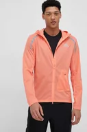 Kurtki męskie - adidas Performance kurtka do biegania Marathon kolor pomarańczowy przejściowa - miniaturka - grafika 1