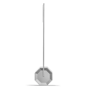 Srebrna lampa stołowa ze ściemniaczem (wysokość 38 cm) Octagon One – Gingko - Noże stołowe - miniaturka - grafika 1