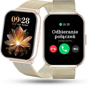 Rubicon RNCF46 Złoty - Smartwatch - miniaturka - grafika 1