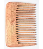 Pozostałe kosmetyki - SOIL AND EARTH Grzebień do włosów z drzewa Neem, rozmiar A (najmniejszy) - Soil & Earth 8906054670836 - miniaturka - grafika 1