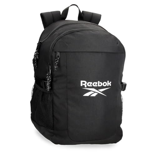 Reebok Carson Plecak Czarny 30x47x18,5 cm Poliester 26,09L by Joumma Bags, Czarny (Black), Talla única, Plecak dzienny