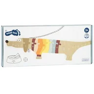 Zabawki interaktywne dla dzieci - Zabawka edukacyjna puzzle SMALL FOOT Jamnik układanka piesek dla najmłodszych 12413 - miniaturka - grafika 1