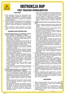 Instrukcje stanowiskowe BHP - IAC33 OGÓLNA INSTRUKCJA BHP PRZY PRACACH SPAWALNICZYCH, PN - PŁYTA PCV 1MM; (245X350MM) - miniaturka - grafika 1