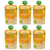 Desery dla dzieci - Smileat Mus z ekologicznymi migdałami, mango i ananasem po 9 miesiącu Zestaw 6 x 100 g Bio - miniaturka - grafika 1