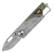 Noże - Nóż składany Sanrenmu 6050LUF-PP-T4 Green - miniaturka - grafika 1