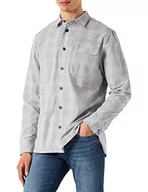 Koszule męskie - G-STAR RAW, Męska koszula z kieszonką na długopis, Mehrfarbig (poprawnie szara kratka Phill C857-c975), M - miniaturka - grafika 1
