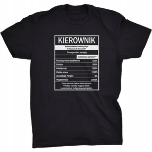 Etykieta GDA Kierownik Koszulka Dla Kierownika - Koszulki męskie - miniaturka - grafika 1