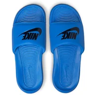 Moda i Uroda OUTLET - Klapki Nike Victori One CN9675 400 41 niebieski - miniaturka - grafika 1