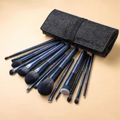 Pędzle do makijażu - Eigshow Zestaw 15 pędzli Turmaline Blue Jade Series - miniaturka - grafika 1