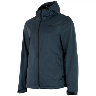 Kurtka Męska 4F Softshell Ciemny Granat Melanż H4Z22 Sfm350 30M-2Xl - Kurtki męskie - miniaturka - grafika 1