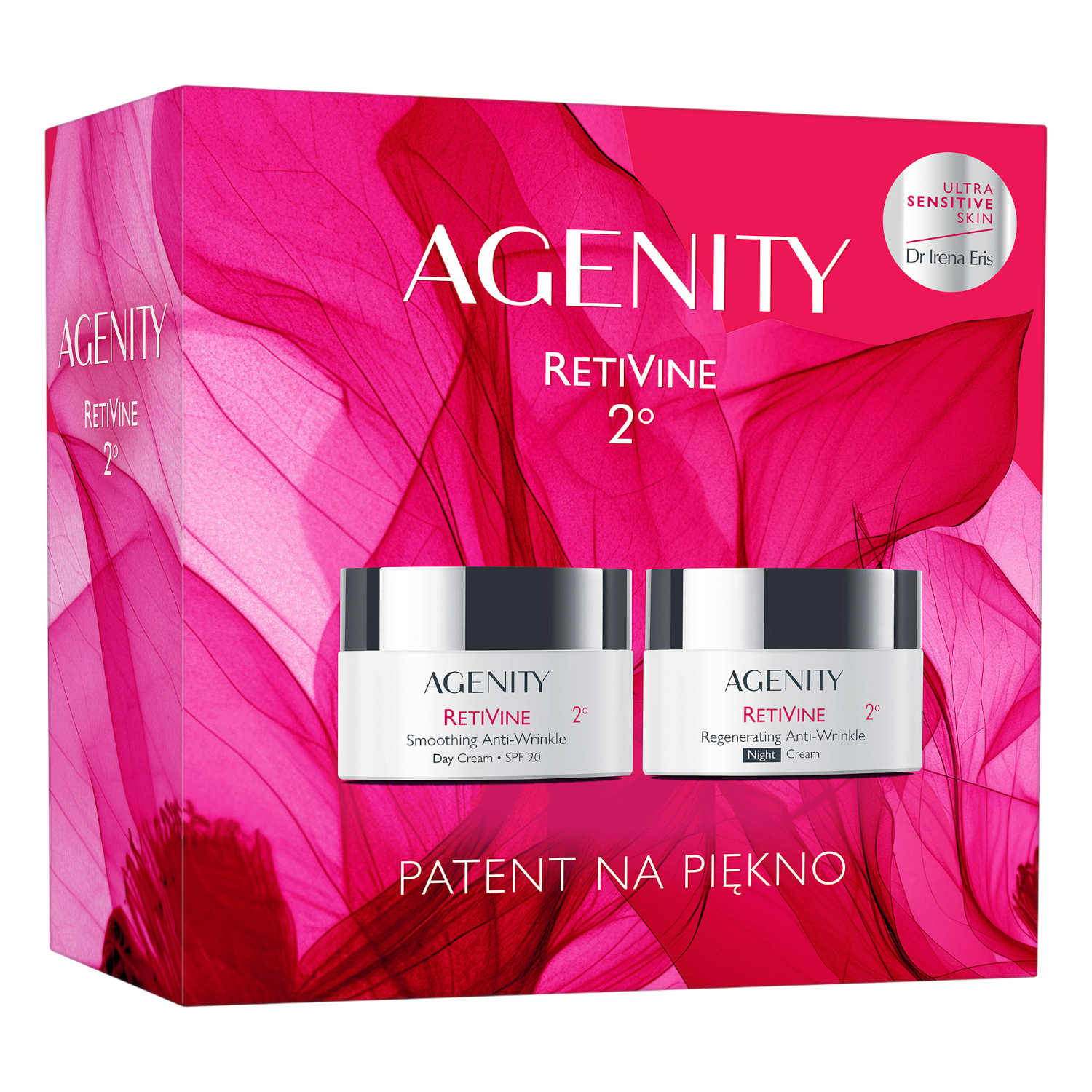 Agenity 2o Retivine (Krem na dzień 50ml + Krem na noc 50ml)