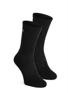 Skarpetki i podkolanówki sportowe - Skarpety turystyczne Salomon Evasion Crew 2-Pack - black/black - miniaturka - grafika 1