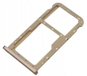 Części serwisowe do telefonów - Szufladka Sim Huawei Mate 10 Lite Złota - miniaturka - grafika 1
