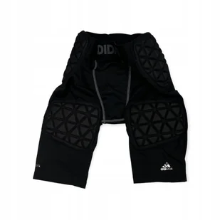 Czarne spodenki ochraniacze Adidas L - Spodenki męskie - miniaturka - grafika 1